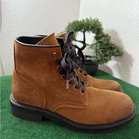 FRYE AND CO. Tan Suede Men's Boots - Picture 1 of 7